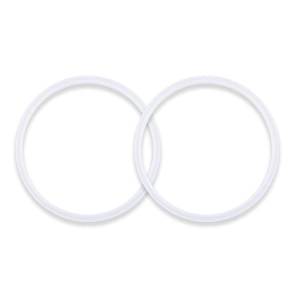 2-Pack Sausage Stuffer Gasket Replacement, 4.83-inch Food-Grade Silicone O-Ring Seal for 3L 5L 7L Vertical & Horizontal Sausage Makers, Compatible with Hakka Brothers, V-evor, Weston