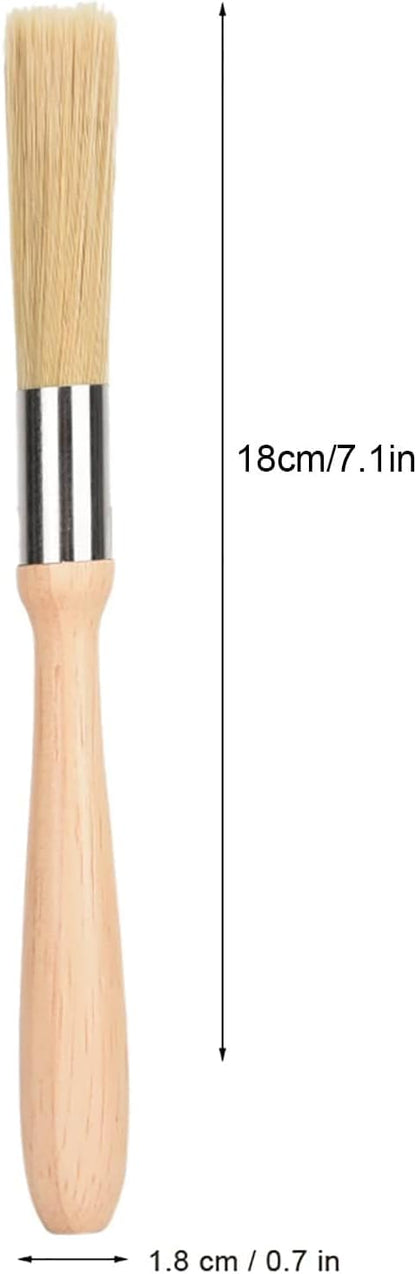 Coffee Grinder Cleaning Brush, Espresso Cleaning Brush Wooden Handle Espresso Machine Brush Cleaner Tool for Bean Grain Coffee Tool Home Kitchen