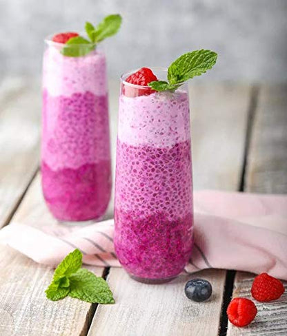 Pink Drink Powder Pitaya Dragon Fruit & Honey Refresher 12 oz Great For Loaded Tea Bubble Tea