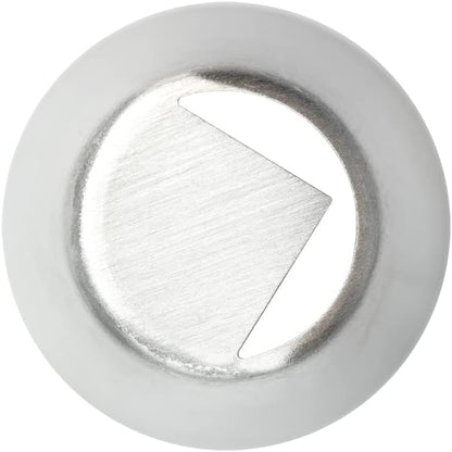 Pastry Tek Stainless Steel #48 Russian Piping Tip - 1 1/2" x 1 1/2" x 1 3/4" - 1 count box
