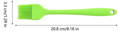 Silicone brush, Oil Brush for BBQ Kitchen Cooking Baking and Grilling (7 PCS,green)