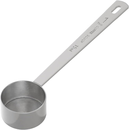 1PCS 1 Tablespoon Coffee Scoop, Long Handle Measuring Spoon, One tbsp (15ml) Stainless Steel Scooper
