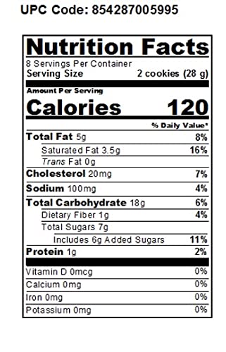 WOW Baking Company Gluten-Free Cookies, Snickerdoodle, 8 Ounce (Pack of 6)