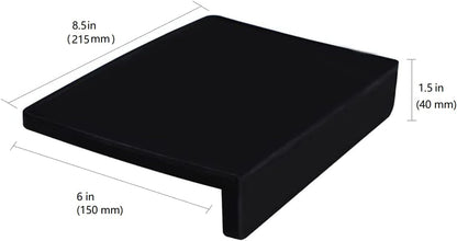 Espresso Tamper Mat, Black Silicone Food Grade Pad 8 X 6 Inch Coffee Tamping Mat, Coffee Tamp Station, Espresso Accessory, Waterproof and Heat Resistant (Black)