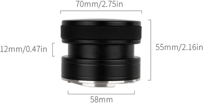 watchget 58.5MM Coffee Distributor, Gravity Adaptive Espresso Distributor Compatible with 58mm Portafilter Coffee Distribution Tool Professional Espresso Accessories