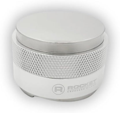 2 in 1 Tamper & Leveler for Rocket 58mm. Silver