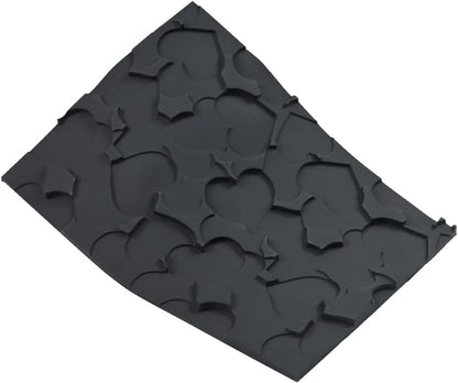 mostsom Silicone Lace Mold for Sugarcraft, Chocolate, Fondant, Resin, Soap & Clay Decorating Love Heart Pattern Molds for Cake, Cupcake & Dessert Modeling (B_ Love Heart)