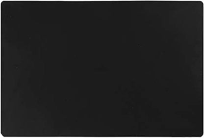 Extra Large Mulitpurpose Silicone Placemat,Countertop Protector, Kitchen Counter Mat, Table Mat, Heat Resistant, Washable, Non Slip (27.6x19.6 inch, Black-1pcs)