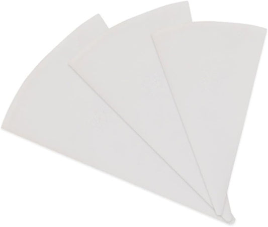 Jennice House Pastry Bags Set, 3 Pack of Reusable Cake Decorating Cotton Canvas Piping Icing Cupcake Bags in 3 Sizes -12 inch+14 inch+16 inch