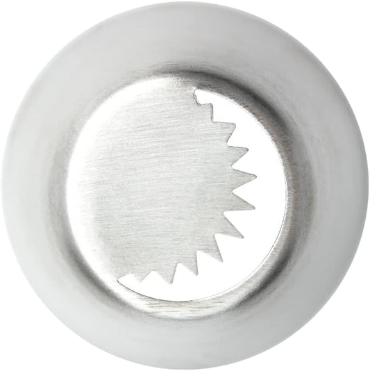 Restaurantware-Russian Piping Tip, 1 Petal Cake Decor Piping Tip - #46, Corrosion-Resistant, Stainless Steel Decorating Tip For Frosting, Dishwashable, Decorate Cupcakes, Cakes, or Cookies