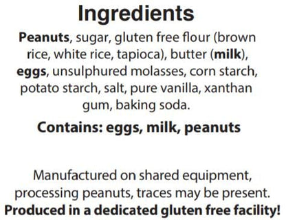 WOW Baking Company Gluten-Free Cookies, Peanut Butter, 2.75 Ounce (Pack of 12)