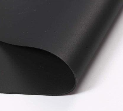 Extra Large Mulitpurpose Silicone Placemat,Countertop Protector, Kitchen Counter Mat, Table Mat, Heat Resistant, Washable, Non Slip (27.6x19.6 inch, Black-1pcs)