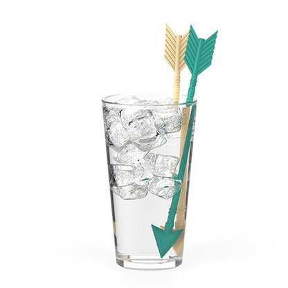TrueZoo 4217 Arrow Stir Sticks, 0.2" Height, 2" Width, 8" Length (Pack of 12)
