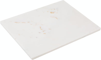 Marble Cutting Board, Large Marble Slab Pastry Board With Non-Slip Feet For Baking, Cheese, Charcuterie, Chocolate, 16x20 Inch