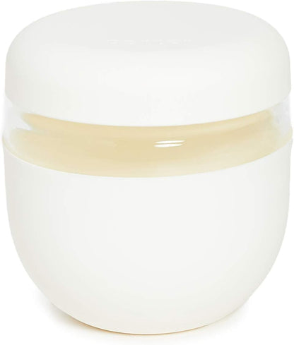 W&P Porter Seal Tight Glass Lunch Bowl Container w/ Lid | Cream 24 Ounces | Leak & Spill Proof, Soup & Stew Food Storage, Meal Prep, Airtight, Microwave and Dishwasher Safe, BPA-Free