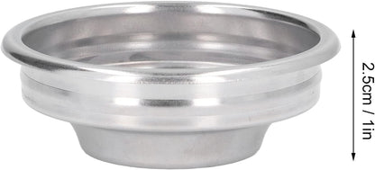 58mm Portafilter Filter Basket, 1 Cup Single Wall Coffee Maker Coffee Powder Filter, Porous Stainless Steel Coffee Filter for Extraction, Coffee Machine Accessories