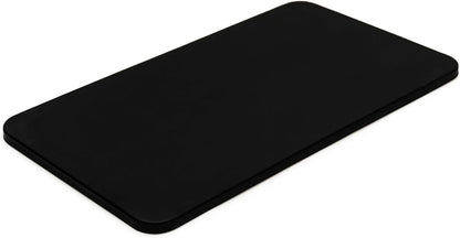 Rattleware Premium Black Espresso Tamping Mat 8.75" x 3" – Dense and Durable Non Slip Rubber – Heat Resistant Countertop Protection – Barista Coffee Station Essentials