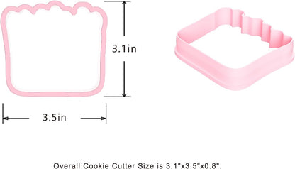 Birthday Candle Cookie cutter and stencil set Baking stencils and cutters bundle DIY bakery decorating kit Cookie cutter with stencils Icing stencil BIRTHDAY CANDLES CUTTER/STENCIL)