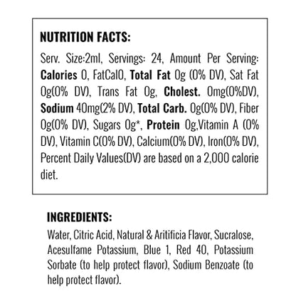 Crush, Summer Variety, Liquid Water Enhancer – New, Better Taste! (4 Bottles, Makes 96 Flavored Water Drinks) – Sugar Free, Zero Calorie