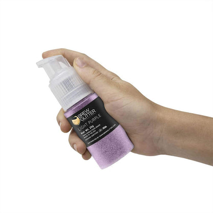 Light Purple BREW GLITTER Edible Glitter For Drinks, Cocktails, Beer, Garnish Glitter & Beverages | KOSHER & HALAL Certified | 100% Edible & Food Grade | Vegan, Gluten, Nut Free (25g Spray Pump, Light Purple)