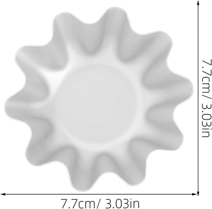 Kichvoe Tart Pan Tart Pan Mini Pie Tins Egg Tart Molds, 6Pcs Mini Pie Pans Cupcake Cake Muffin Cookie Tart Baking for Kitchen Reusable Baking Supplies Brioche Molds Egg Tart Tray Cake Stencils