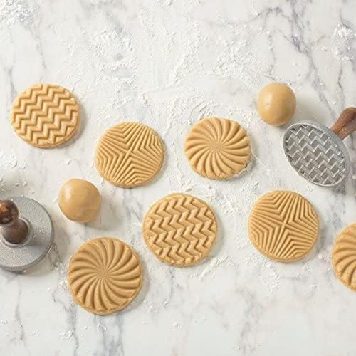 Nordic Ware Geo Cast Cookie Stamps