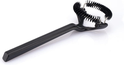 Espresso Coffee Machine Cleaning Brush, 58mm Group Head Portafilter Brush Cleaner, Detachable 360° Nylon Bristles, Barista Brew Head Cleaning Tool for Home Kitchen