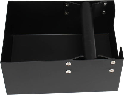 Espresso Knock Box,Coffee Grounds Pucks Knock Box with Removable Rubber Knock Bar and Non-Slip Base (Matte Black)