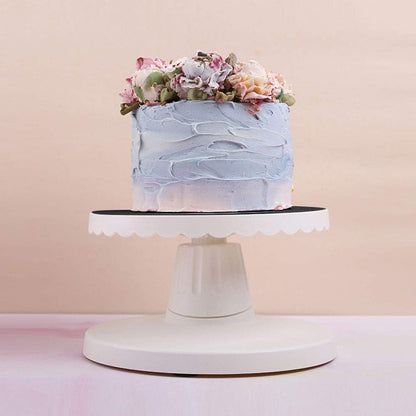 Topyond Cake Turntable for Decorating, 9.1in Adjustable Cake Spinner Stand, Nonslip Cake Turn Table, Rotating Cake Stand for Baking Cake Decorating Supplies