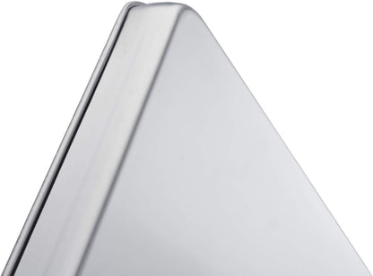 P&P CHEF 10.5 Inch Baking Cookie Sheet, Oven Pan Tray Stainless Steel Sheet Pan for Kitchen, Oven Bakeware for Multi Uses, Shiny Look & Dishwasher Safe, Healthy & Heavy Duty, 4Pcs