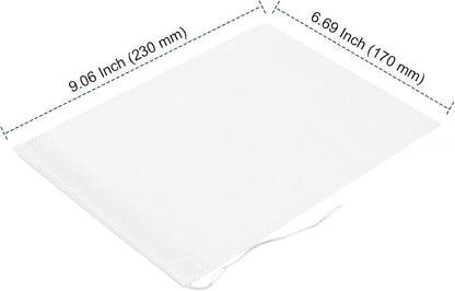 PINGEUI 300 PCS Cold Brew Bags, Coffee Filter Bags with Drawstring, White Fine Mesh Brewing Bags for Coffee, Tea
