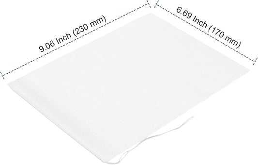 PINGEUI 300 PCS Cold Brew Bags, Coffee Filter Bags with Drawstring, White Fine Mesh Brewing Bags for Coffee, Tea