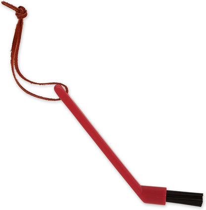 RSVP International Espresso Coffee Kitchen Cleaning Tool, Machine Brush, Red