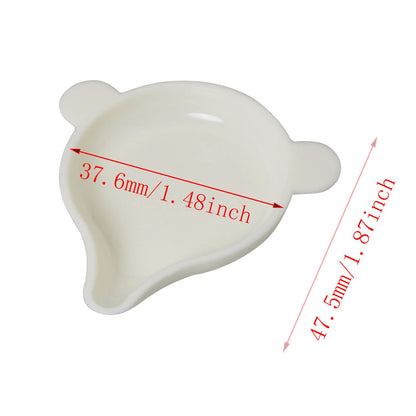 Weighing Powder Pans Scale Pan Narrow Spout Plastic Weighing Dishes Diamond Electronic Balance Scale Jewelry Tool Can Weigh Liquid, Powder, Gems, etc.