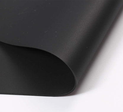 Extra Large Mulitpurpose Silicone Placemat,Countertop Protector, Kitchen Counter Mat, Table Mat, Heat Resistant, Washable, Non Slip ...… (Black -2PCS, 23.6X 15.8inch)