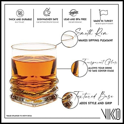 Vikko Shot Glasses, 2.75 Ounce Shot Glass Set of 12 Small Liquor and Spirit Glasses, Durable Tequila Shot Glasses For Alcohol and Espresso Shots