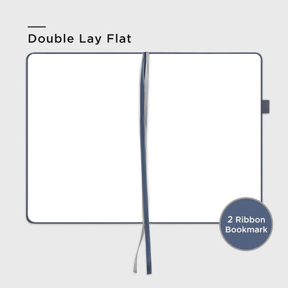 &And Per Se Blank Journal Notebook, 160 Pages, 5.7 x 8 inches College Ruled Thick Paper Notebook Journals for Writing, Hardcover Notebook(1 Pack, dark blue)