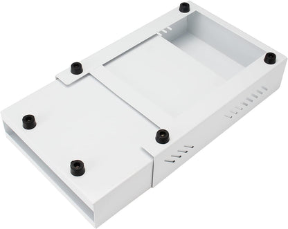Espresso Knock Box Drawer, Stainless Steel High Bearing Capacity Coffee Knockbox For Home and Commercial Use, Middle Size 13.77 x 9.84 x 3.54 inch (White)