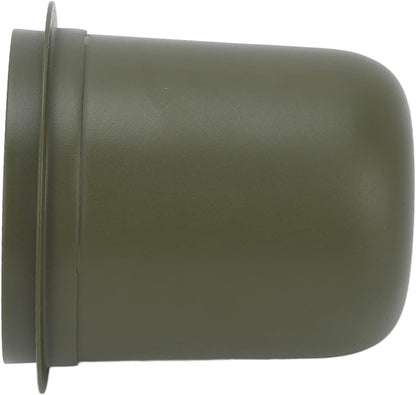 Espresso Dosing Cup Sturdy Stainless Steel Coffee Making Dosing Cup 150ml 58mm Universal Inverted Coffee Powder Cup for Coffee Machine 2.7x2.3x2.9in Espresso Cup Release Hand Kit Silver Green