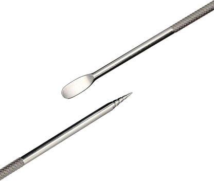 2 PCS Latte Art Pen Cinnamon Pen for Coffee,Barista Espresso Coffee Latte Art Tools Accessories for Coffee Bar Barista Make Creative Coffee Designs Decors,Stainless Steel Silver,LXLVOUEG