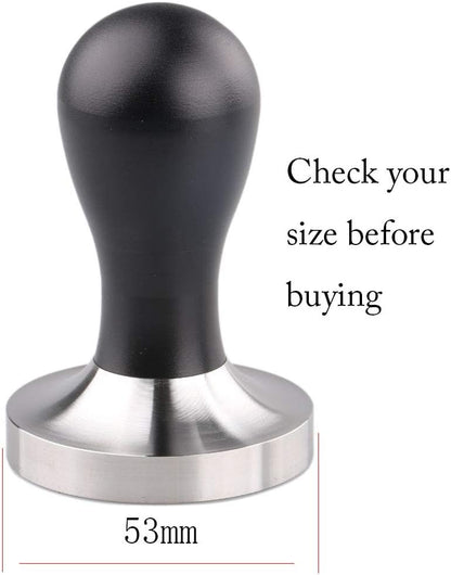 Coffee Tamper 53mm Barista Espresso Base Coffee Bean Press