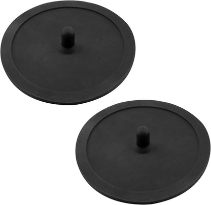 Coffee Machine Handle Cleaning Blind Plate Backflush Tray Blind Hole Insertion Port Filter Plate Cleaner 51mm Coffee Pad Backwashing Tray 2pcs