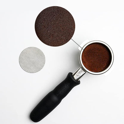 watchget 53 Espresso Puck Screen - Lower Shower Screen - 1.7mm Thickness Metal Reusable Coffee Filter for 54mm Protafilter Basket 316 Stainless Steel 150μm