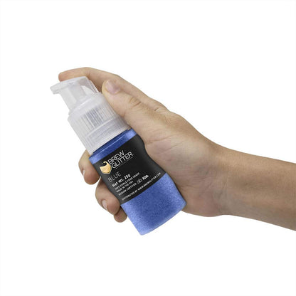 Brew Glitter - Blue Edible Glitter (25g 1x Pump) for Beer, Cocktails, Mocktails and Other Beverages