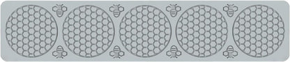 Bee Silicone Mold Honeycomb,Embossing Lace Fondant Mold and Bee Lace Fondant Molds for Cake Decorating