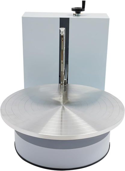 Electric Cake Decorating Machine Cream Coating Spreading Smooth Machine Surface Scraper for 4-16inch Cakes, 0-320RPM Adjustable Rotating Speed