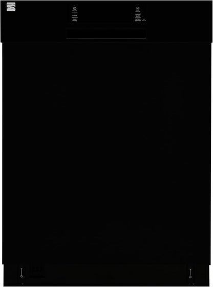 Kenmore 24" Built-in Stainless Steel Tub Dishwasher SmartWash, UltraWash, SmartDry Plus, MoreSpace Adjustable Rack and Leak Detect, Energy Star Certified, Black