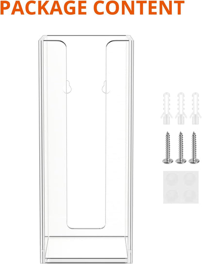 Richboom Acrylic Coffee Cup and Lid Storage Organizer Holder, 1 Compartment, Clear