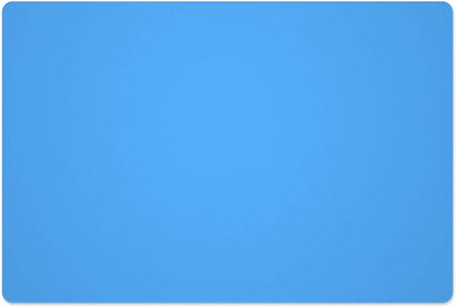 Silicone Placemats, Food-Grade Non-Slip Waterproof, Dining, Stain Resistant, Countertop Protector, Kitchen Counter Mat, Heat Resistant, Baking mat Dishwasher Safe (23.6"×15.7"-1pack, Blue)