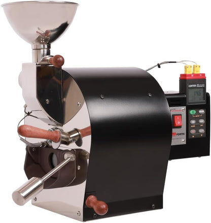 KALDI Fortis Coffee Roaster (Direct Flame Type, Dual Data Logger Thermometer)